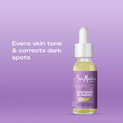 SheaMoisture Melanin Care Even Tone Serum Nourished & Radiant for Clearing & Smooth Complexion, with Triple-Action Even Tone +Elderberry Complex, 1 fl oz