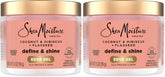 SheaMoisture Define&Shine Edge Gel + Flaxseed Coconut&Hibiscus Holds and Controls Edges All Day Infused With Glycerin,Coconut Oil and an Invigorating Sweet Scent Paraben-Free Hair 3.5 OZ,(Pack of 2)