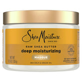 SheaMoisture Raw Shea Butter Deep Moisturizing Hair Masque for Curly Hair Raw Shea Butter Deep Conditioner to Moisturize and Renew Hair 11.5 oz