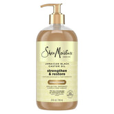 Shea Moisture Strengthen & Restore Conditioner Jamaican Black Castor Oil for Damaged Hair Paraben-Free 24 Fl oz