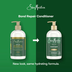 SheaMoisture Bond Repair Conditioner Amla Oil Strengthens And Repairs Hair Bonds With Hydroplex Technology And Amla Oil For Less Breakage With Restorative HydroPlex Infusion 13 FlOz,(Pack of 2)