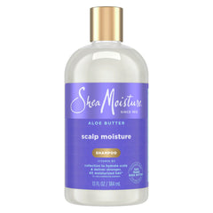 SheaMoisture Scalp Moisture Shampoo Aloe Butter & Vitamin B3 Hair Care with a Boost of Hydration To Hydrate Scalp + Moisturized Hair 13 oz