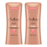 SheaMoisture Antiperspirant Deodorant Stick Fresh Coconut & Hibiscus 2 Count for 48HR Sweat & Odor Protection with No Parabens & No Mineral Oil 2.6 oz