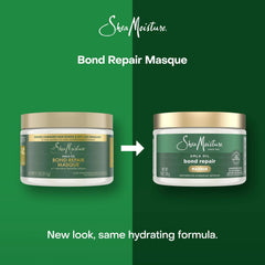 SheaMoisture Bond Repair Masque Amla Oil Deeply Moisturizes and Visibly Repairs Damage with Hydroplex Technology and Amla Oil for Stronger Hair with Restorative HydroPlex Infusion 11 oz