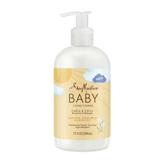 SheaMoisture Baby Conditioner for Curly Hair Raw Shea, Chamomile and Argan Oil Moisturizes and Helps Detangle Delicate Curls and Coils 13 oz