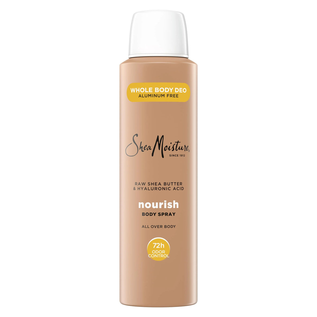 SheaMoisture All Over Body Deodorant Spray for Women Raw Shea Butter & Hyaluronic Acid Aluminum Free 4oz