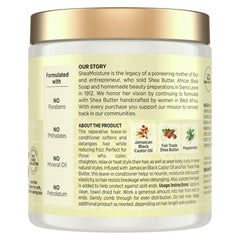 SheaMoisture Leave In Conditioner Jamaican Black Castor Oil Conditioner For Hair To Soften and Detangle Hair 20 oz