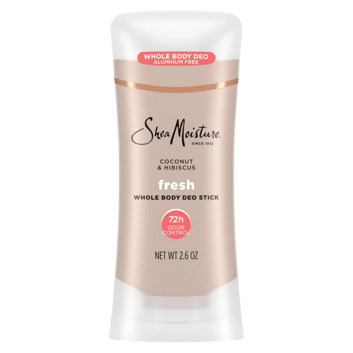 SheaMoisture Whole Body Deodorant Stick 72h Odor Control Fresh Aluminum Free 2.6 oz