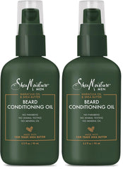 SheaMoisture Beard Conditioning Oil for a Full Beard Maracuja Oil and Shea Butter to Moisturize and Soften 3.2 oz,(Pack of 2)
