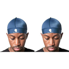 Royalty Headwear Silky Wave Cap for 360, 540 & 720 Waves, Soft Breathable Durag Skull Cap Beanie for Men