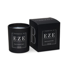 TERMINAL B Luxury Candle | EZE - Black Currant & Amber | Inspired by Buenos Aires | Hand-Poured in Los Angeles | 10.58 oz, 60+ Hour Burn Time