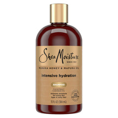 Shea Moisture Intensive Hydration Shampoo Manuka Honey and Mafura Oil for Dry, Damaged Hair Sulfate-Free 13 oz