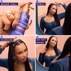 SheaMoisture Instant Scalp Refresh Anti-Dandruff Spray with Salicylic Acid and Scalp Repair Technology Hydrates Dry Scalp, Removes Buildup and Controls Itch and Flakes 4 fl oz