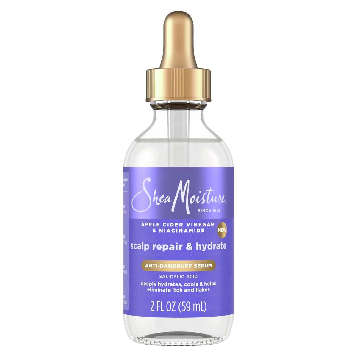 SheaMoisture Scalp Repair & Hydrate Anti-Dandruff Serum With Salicylic Acid and Scalp Repair Technology Deeply Hydrates and Improves Scalp Health as it Reduces Flakes and Itch 2 fl oz