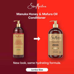 SheaMoisture Intensive Hydration Conditioner Manuka Honey & Mafura Oil for Extra Dry, Damaged Hair, Paraben-Free 24 oz